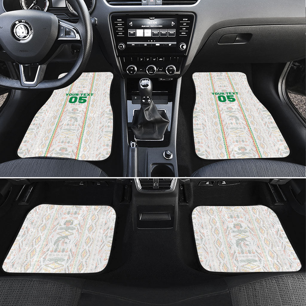 Custom Senegal Football 2026 Car Mats Car Rapide-Inspired Pattern