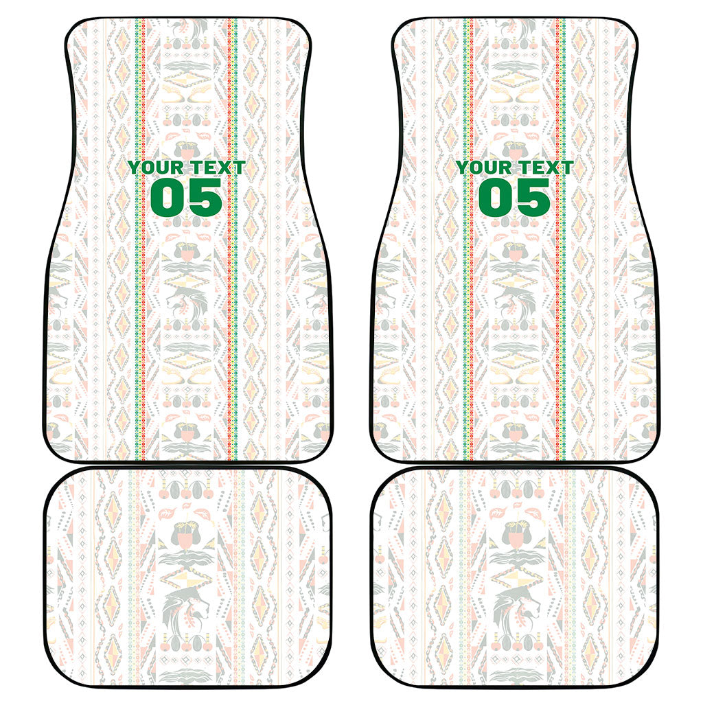 Custom Senegal Football 2026 Car Mats Car Rapide-Inspired Pattern