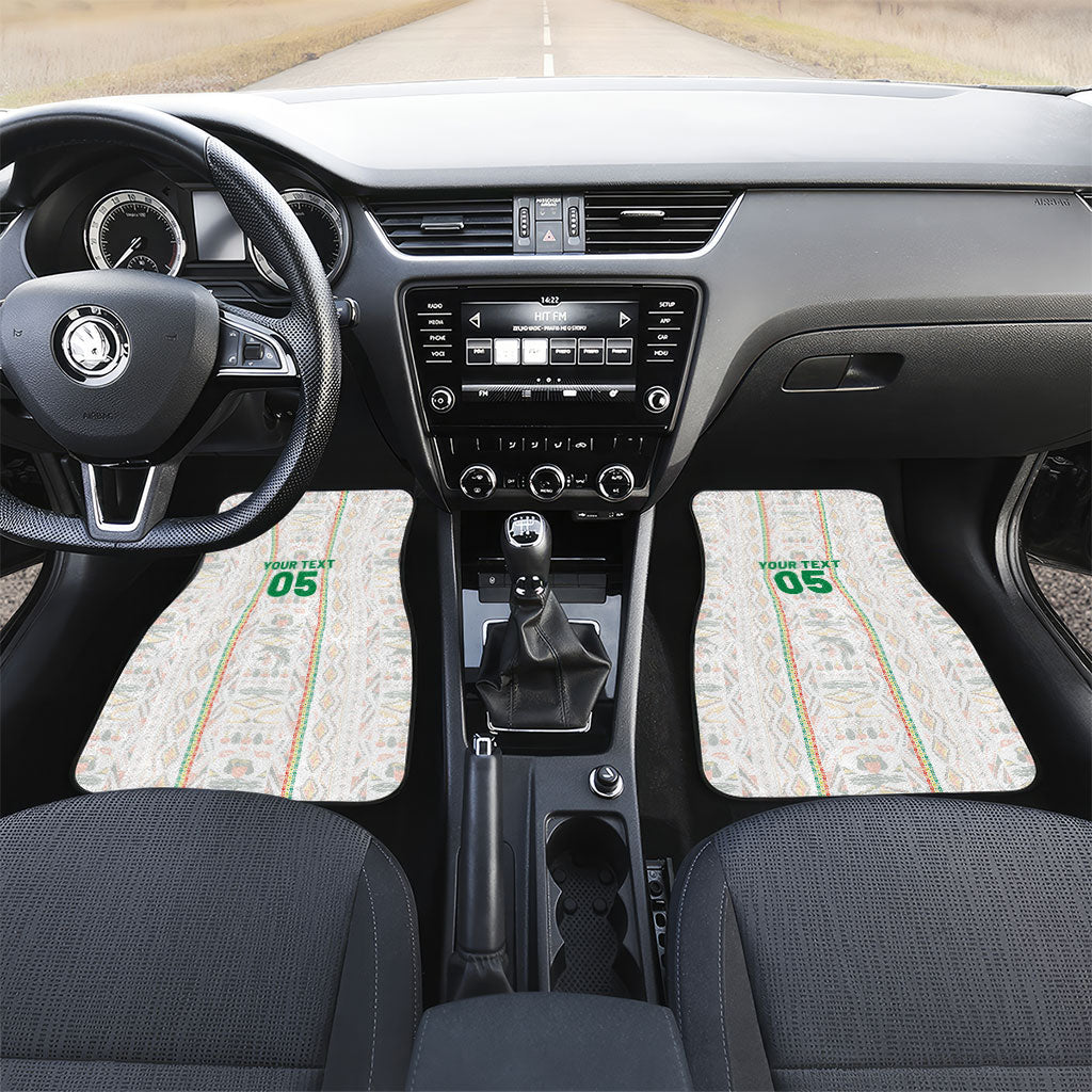 Custom Senegal Football 2026 Car Mats Car Rapide-Inspired Pattern