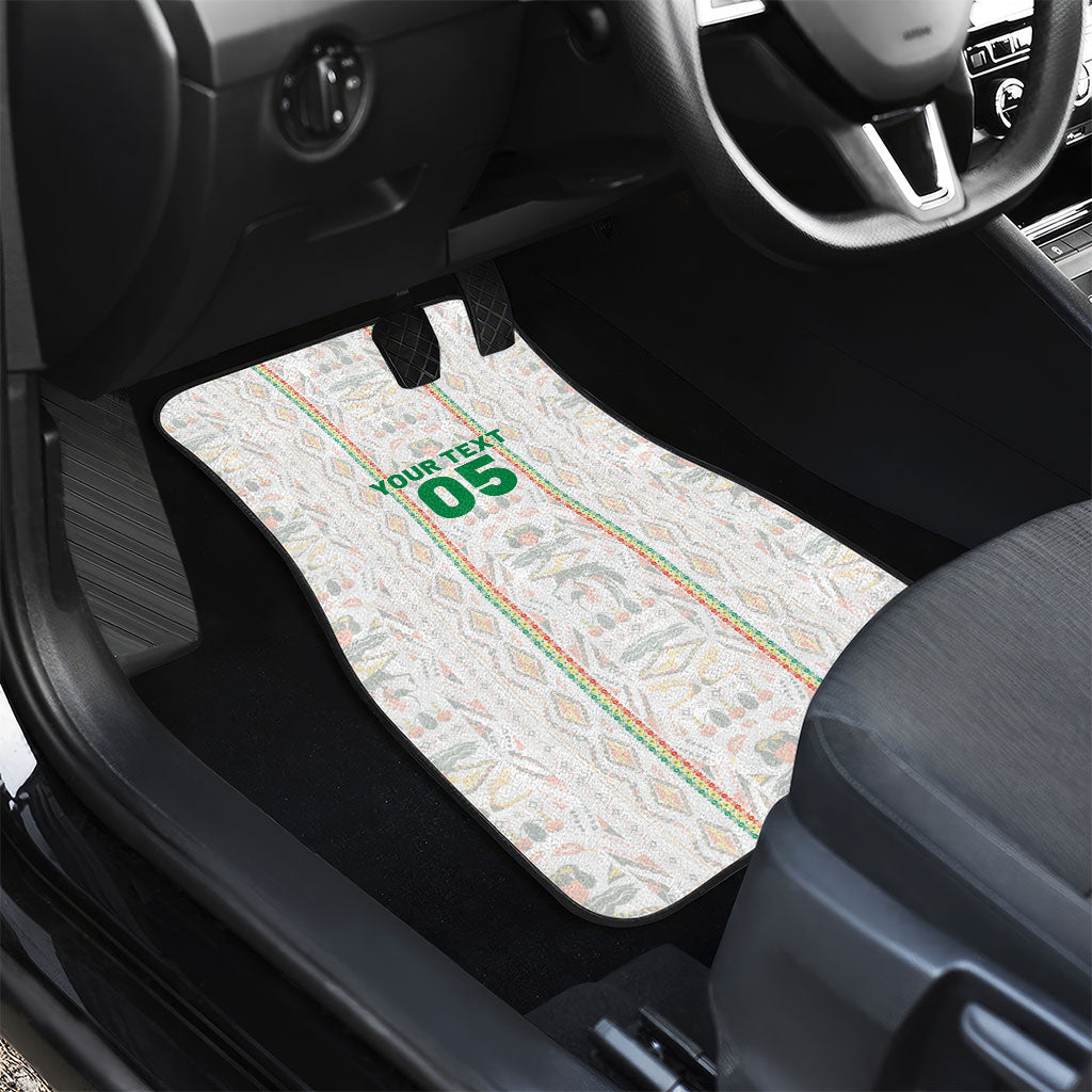 Custom Senegal Football 2026 Car Mats Car Rapide-Inspired Pattern
