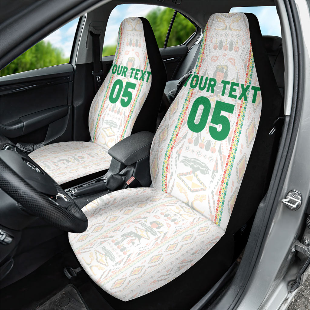 Custom Senegal Football 2026 Car Seat Cover Car Rapide-Inspired Pattern