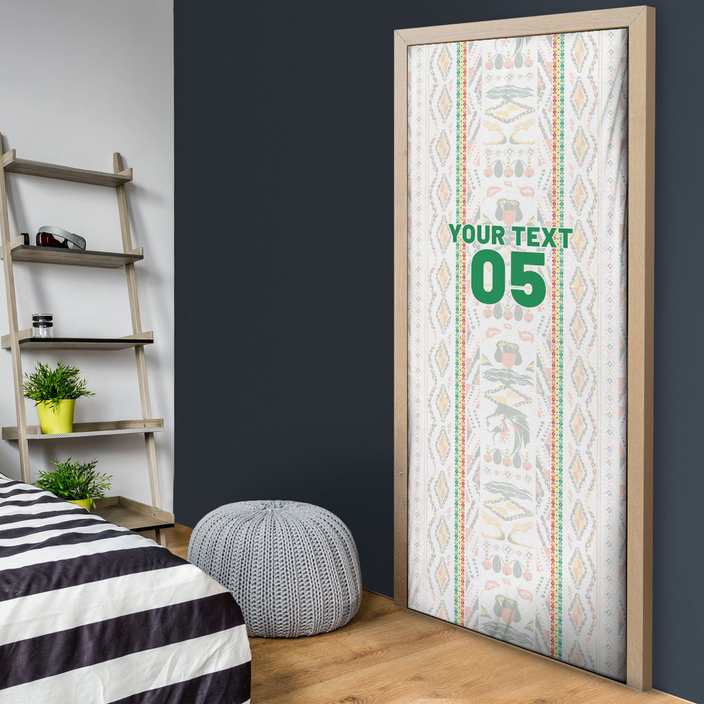 Custom Senegal Football 2026 Door Cover Car Rapide-Inspired Pattern