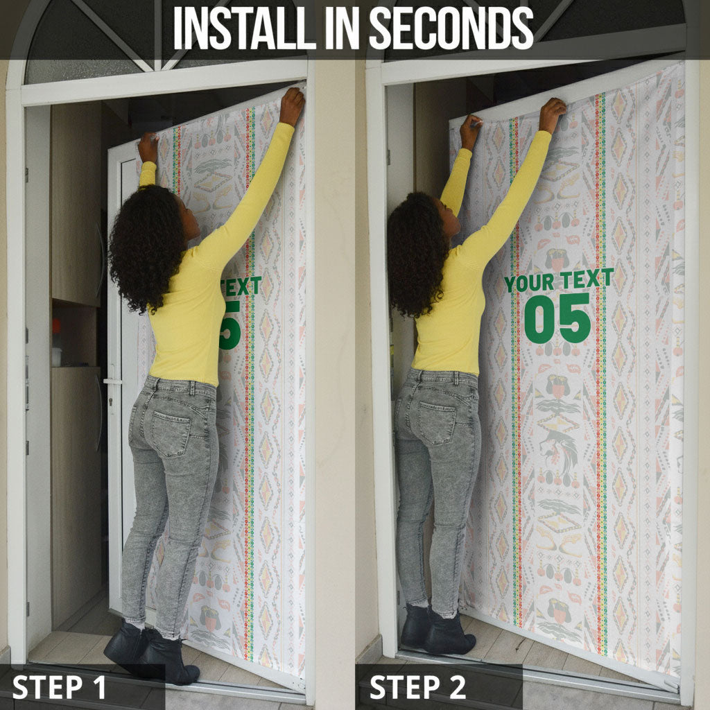 Custom Senegal Football 2026 Door Cover Car Rapide-Inspired Pattern