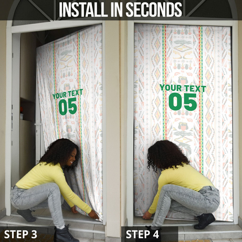 Custom Senegal Football 2026 Door Cover Car Rapide-Inspired Pattern