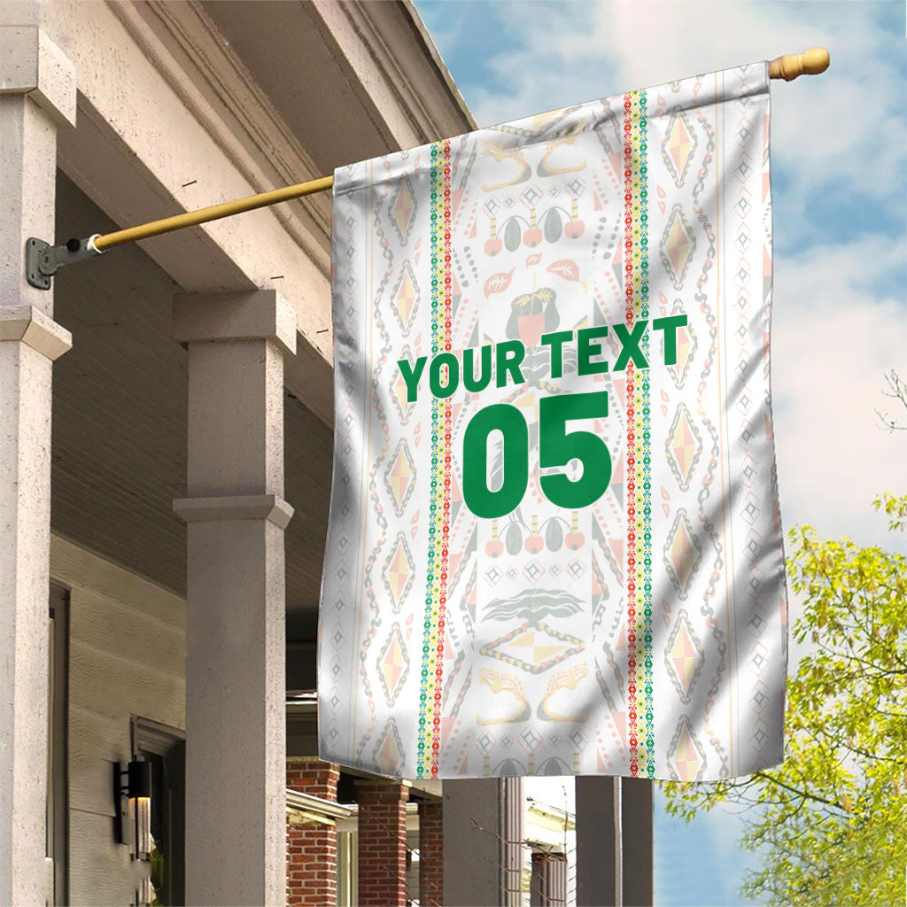 Custom Senegal Football 2026 Garden Flag Car Rapide-Inspired Pattern