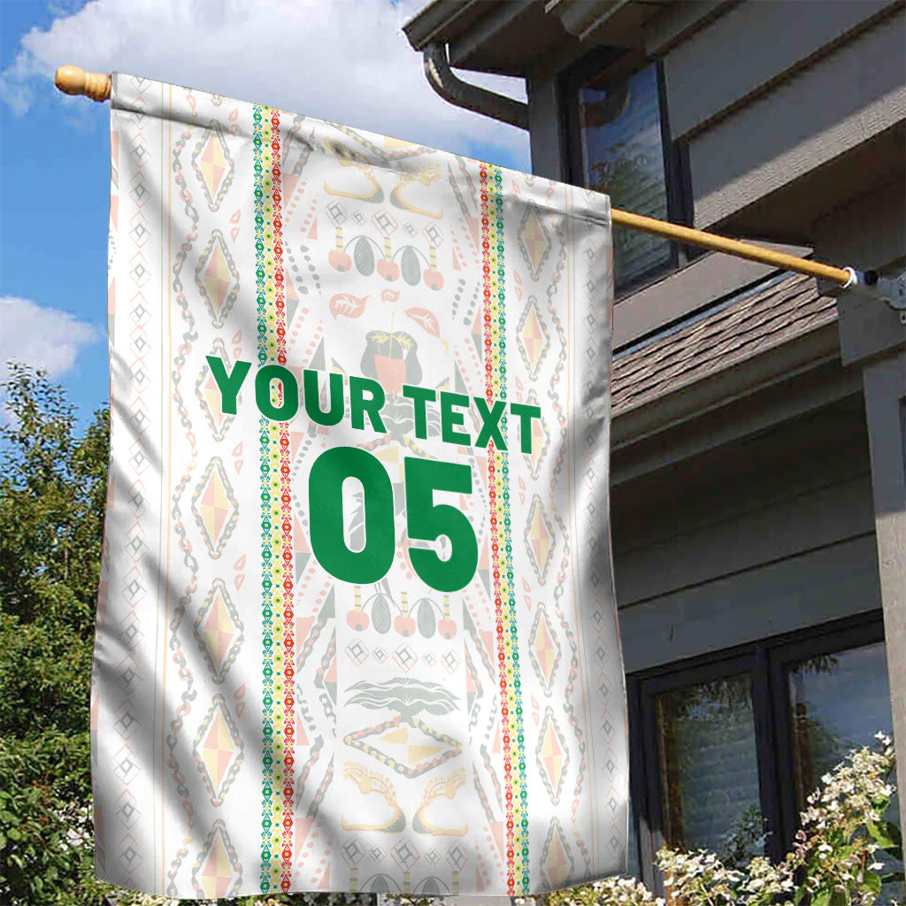 Custom Senegal Football 2026 Garden Flag Car Rapide-Inspired Pattern