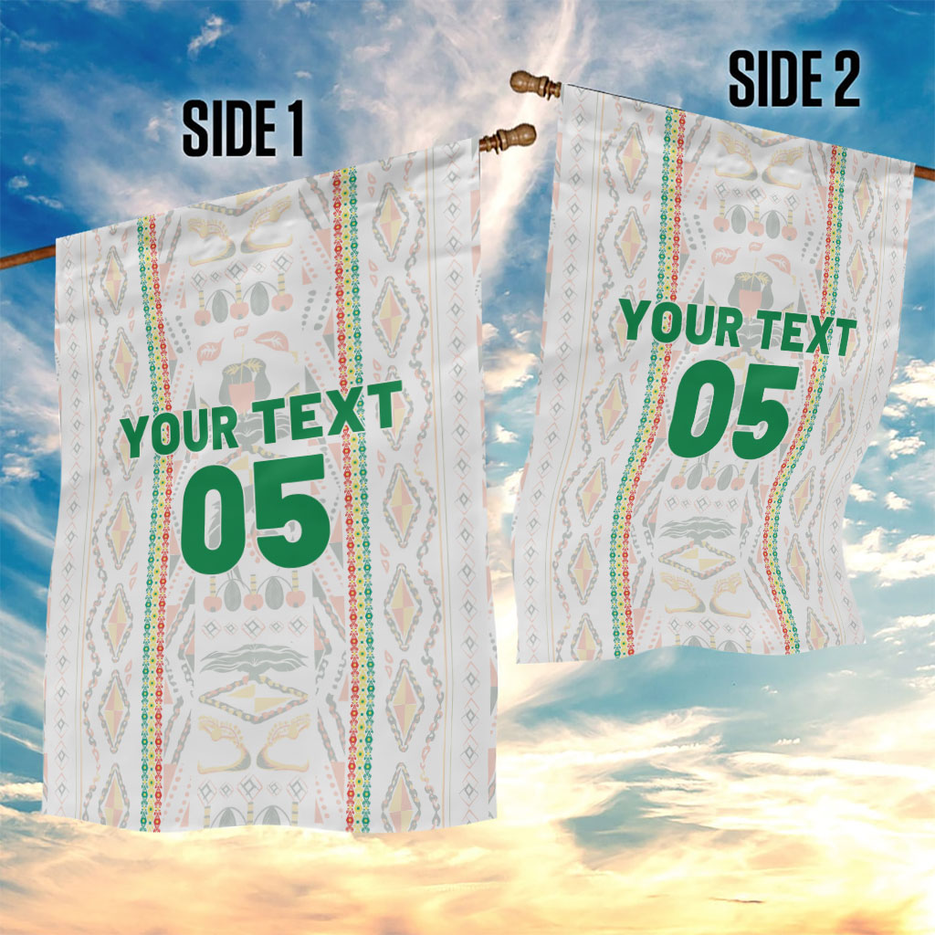 Custom Senegal Football 2026 Garden Flag Car Rapide-Inspired Pattern