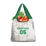 Custom Senegal Football 2026 Grocery Bag Car Rapide-Inspired Pattern
