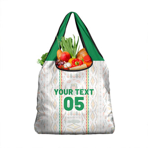 Custom Senegal Football 2026 Grocery Bag Car Rapide-Inspired Pattern