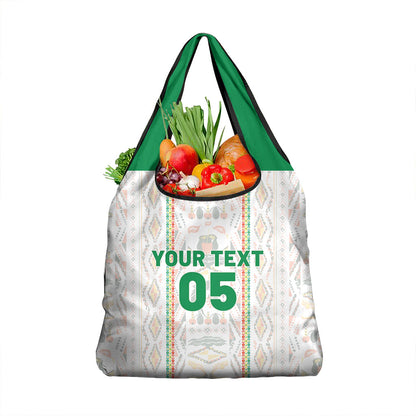 Custom Senegal Football 2026 Grocery Bag Car Rapide-Inspired Pattern