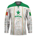Custom Senegal Football 2026 Hockey Jersey Car Rapide-Inspired Pattern