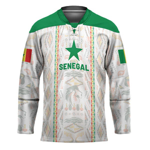 Custom Senegal Football 2026 Hockey Jersey Car Rapide-Inspired Pattern