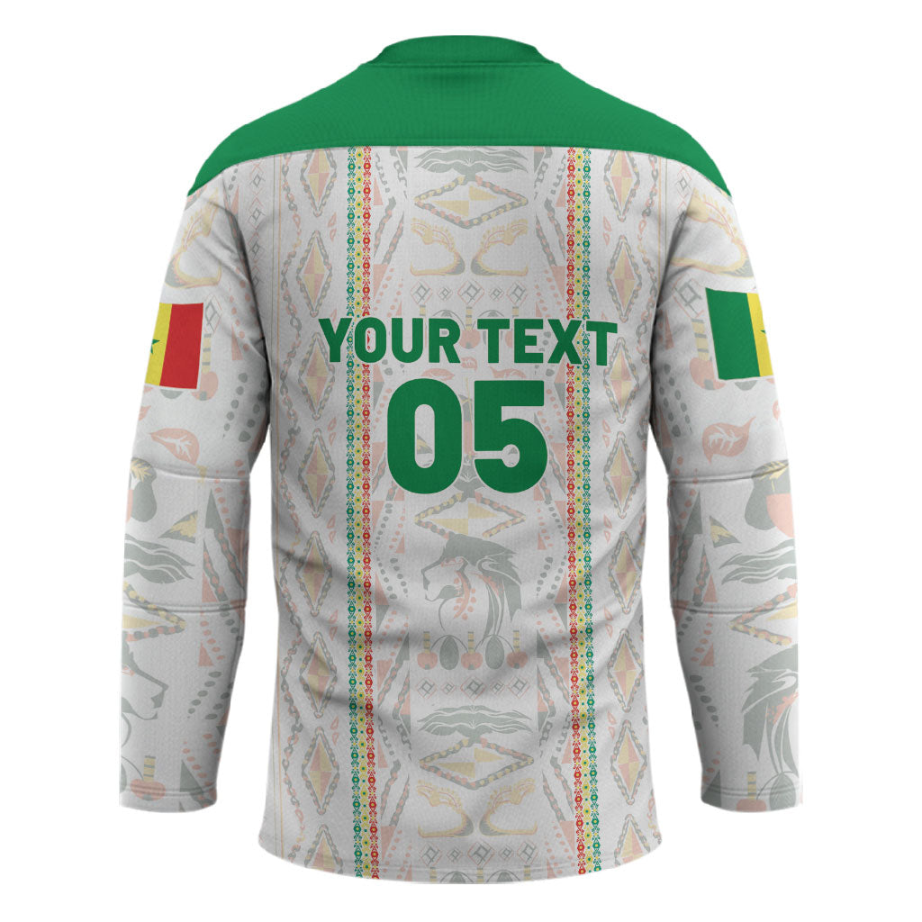 Custom Senegal Football 2026 Hockey Jersey Car Rapide-Inspired Pattern