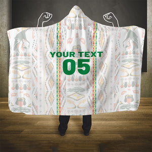 Custom Senegal Football 2026 Hooded Blanket Car Rapide-Inspired Pattern