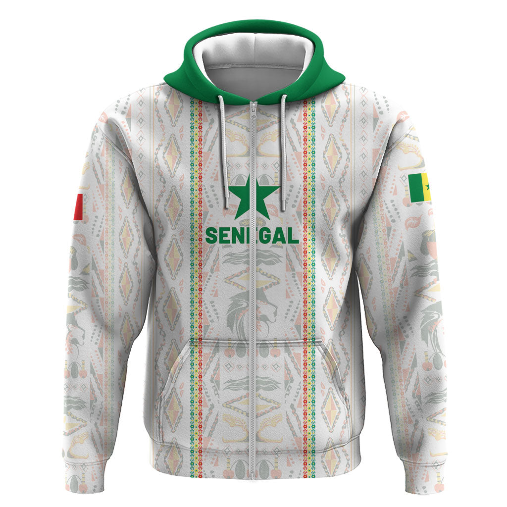 Custom Senegal Football 2026 Hoodie Car Rapide-Inspired Pattern