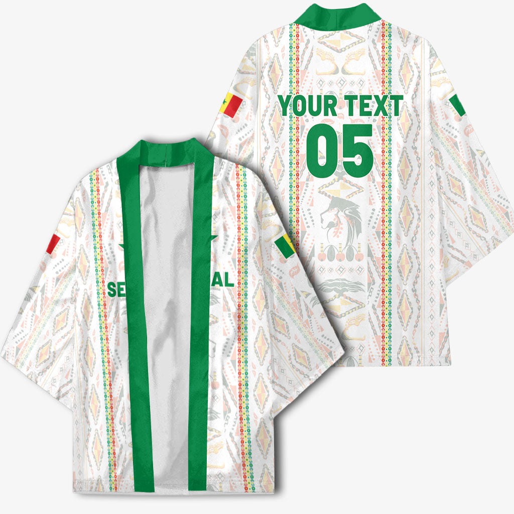 Custom Senegal Football 2026 Kimono Car Rapide-Inspired Pattern