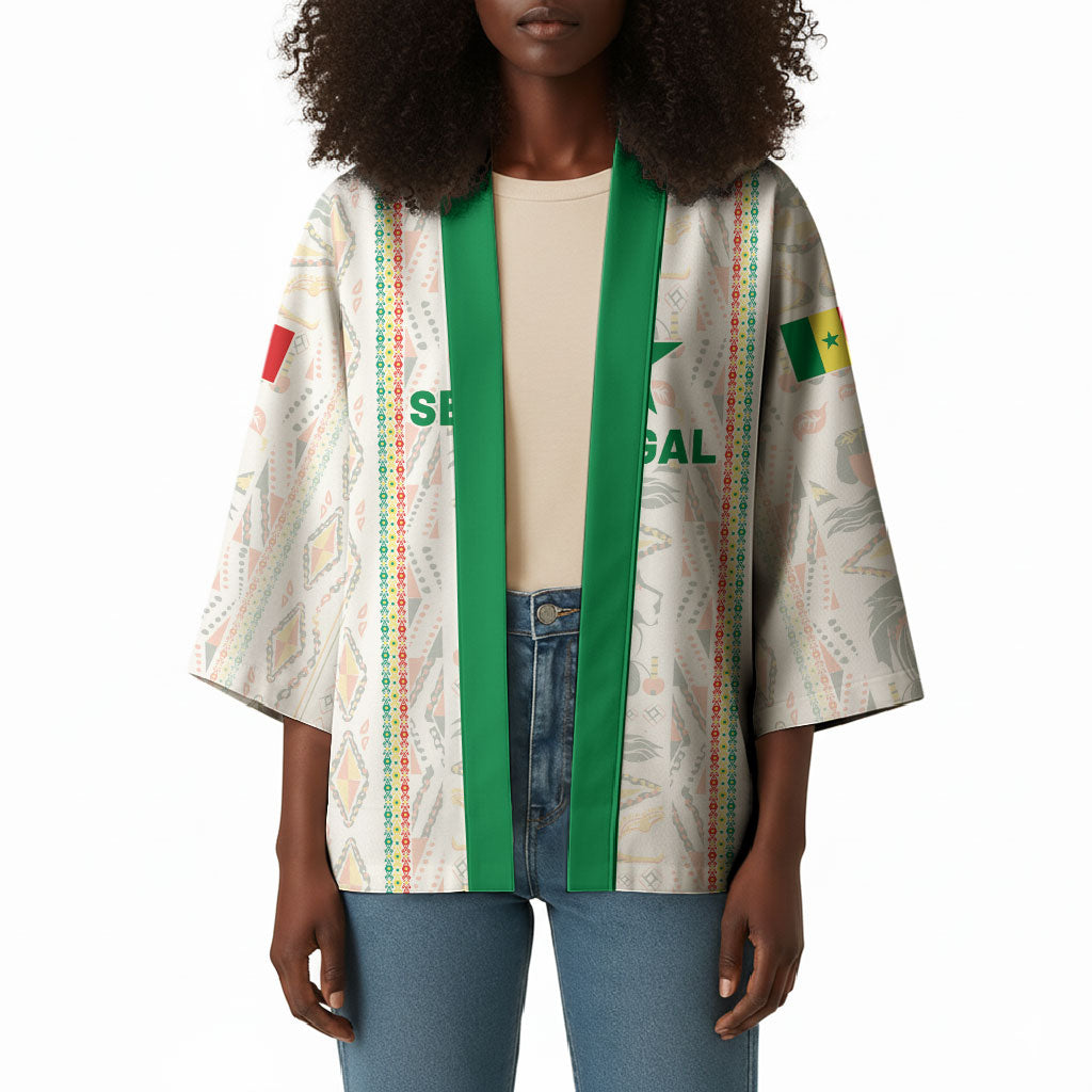 Custom Senegal Football 2026 Kimono Car Rapide-Inspired Pattern