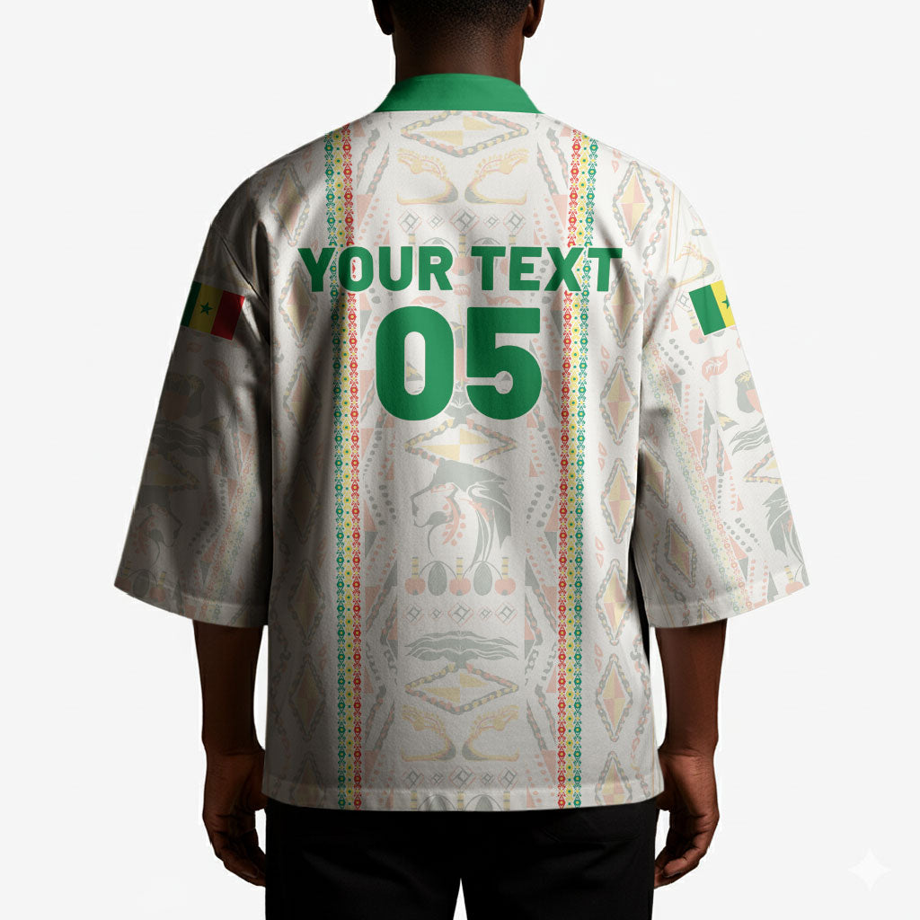 Custom Senegal Football 2026 Kimono Car Rapide-Inspired Pattern