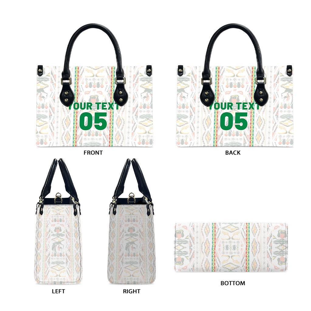 Custom Senegal Football 2026 Leather Bag Car Rapide-Inspired Pattern