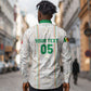 Custom Senegal Football 2026 Long Sleeve Button Shirt Car Rapide-Inspired Pattern
