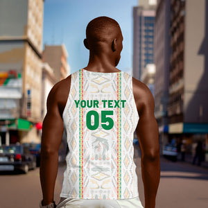 Custom Senegal Football 2026 Men Tank Top Car Rapide-Inspired Pattern