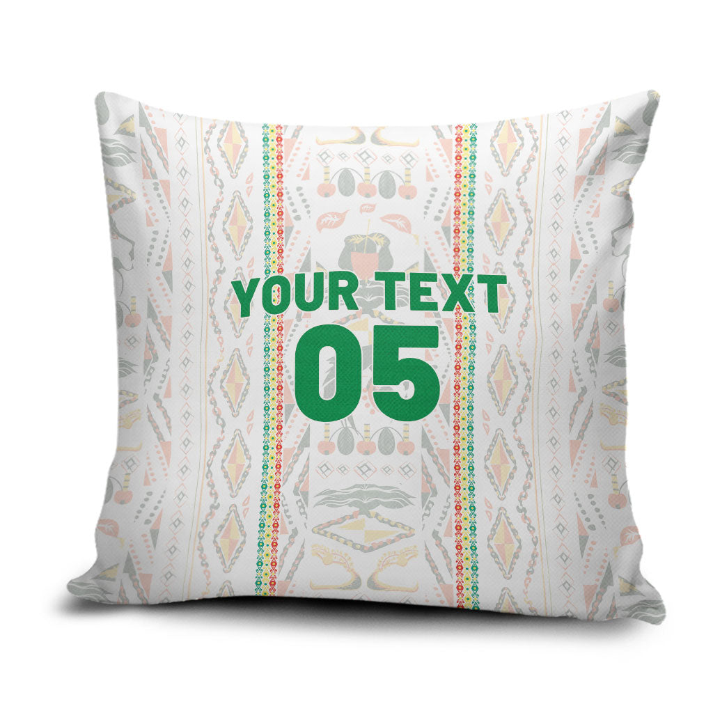 Custom Senegal Football 2026 Pillow Cover Car Rapide-Inspired Pattern