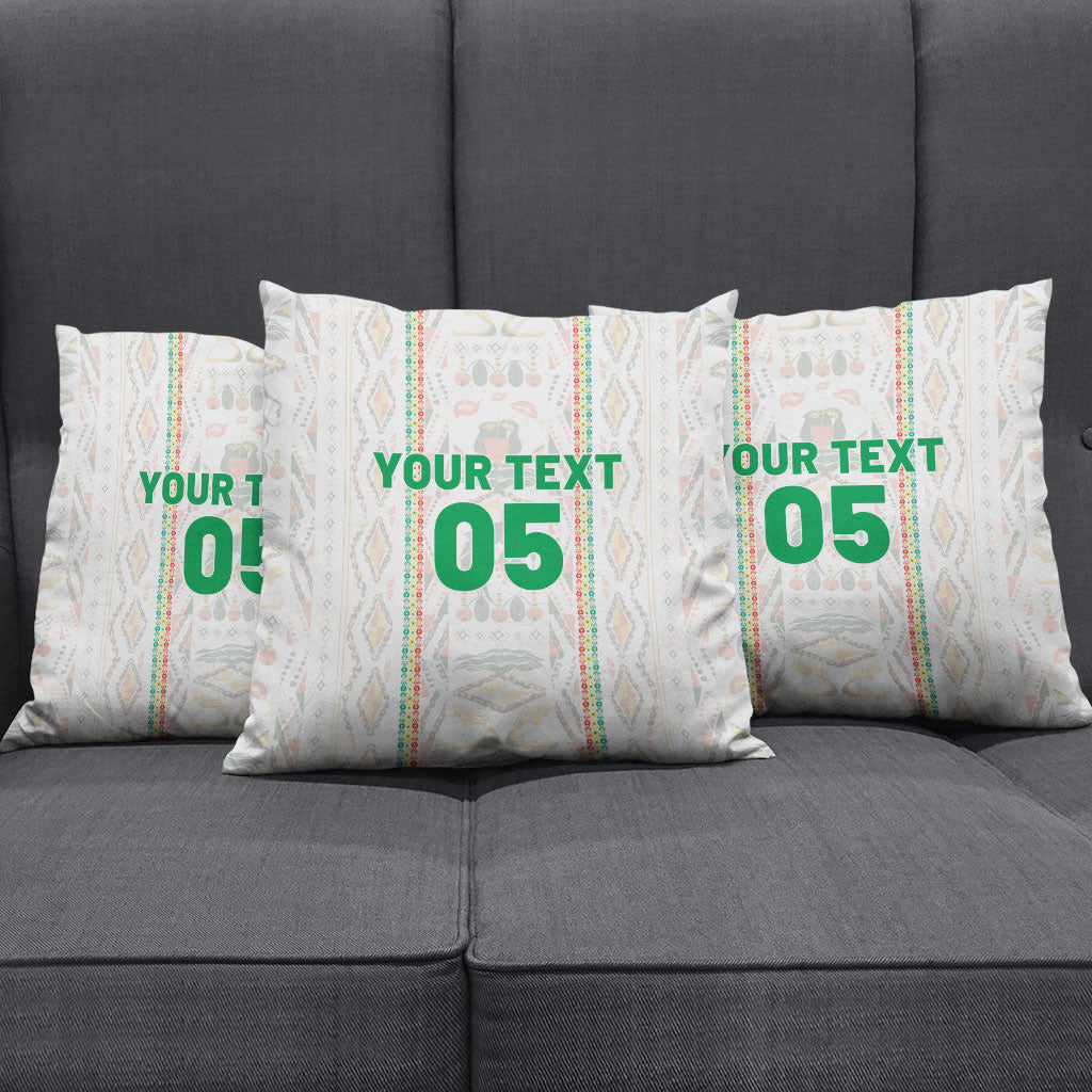 Custom Senegal Football 2026 Pillow Cover Car Rapide-Inspired Pattern