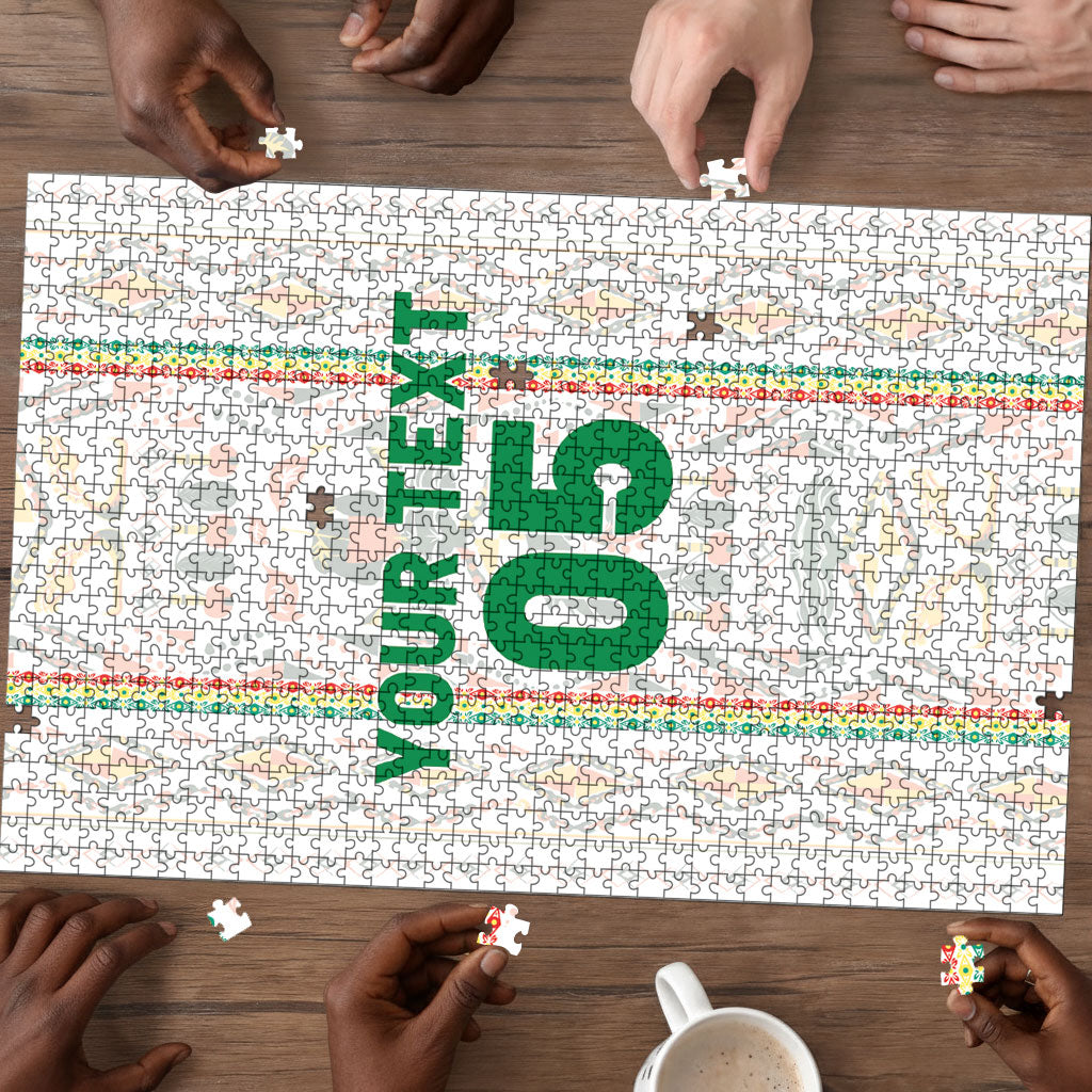 Custom Senegal Football 2026 Puzzle Car Rapide-Inspired Pattern