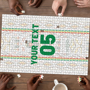 Custom Senegal Football 2026 Puzzle Car Rapide-Inspired Pattern