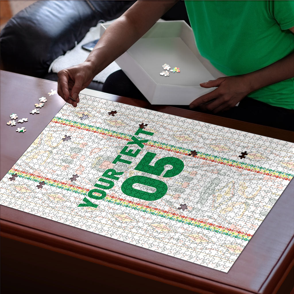 Custom Senegal Football 2026 Puzzle Car Rapide-Inspired Pattern