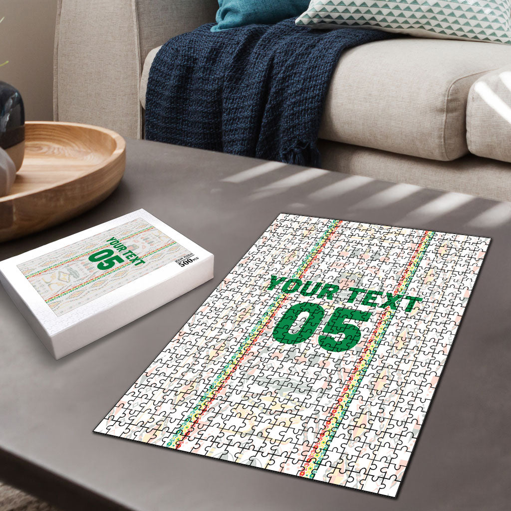 Custom Senegal Football 2026 Puzzle Car Rapide-Inspired Pattern