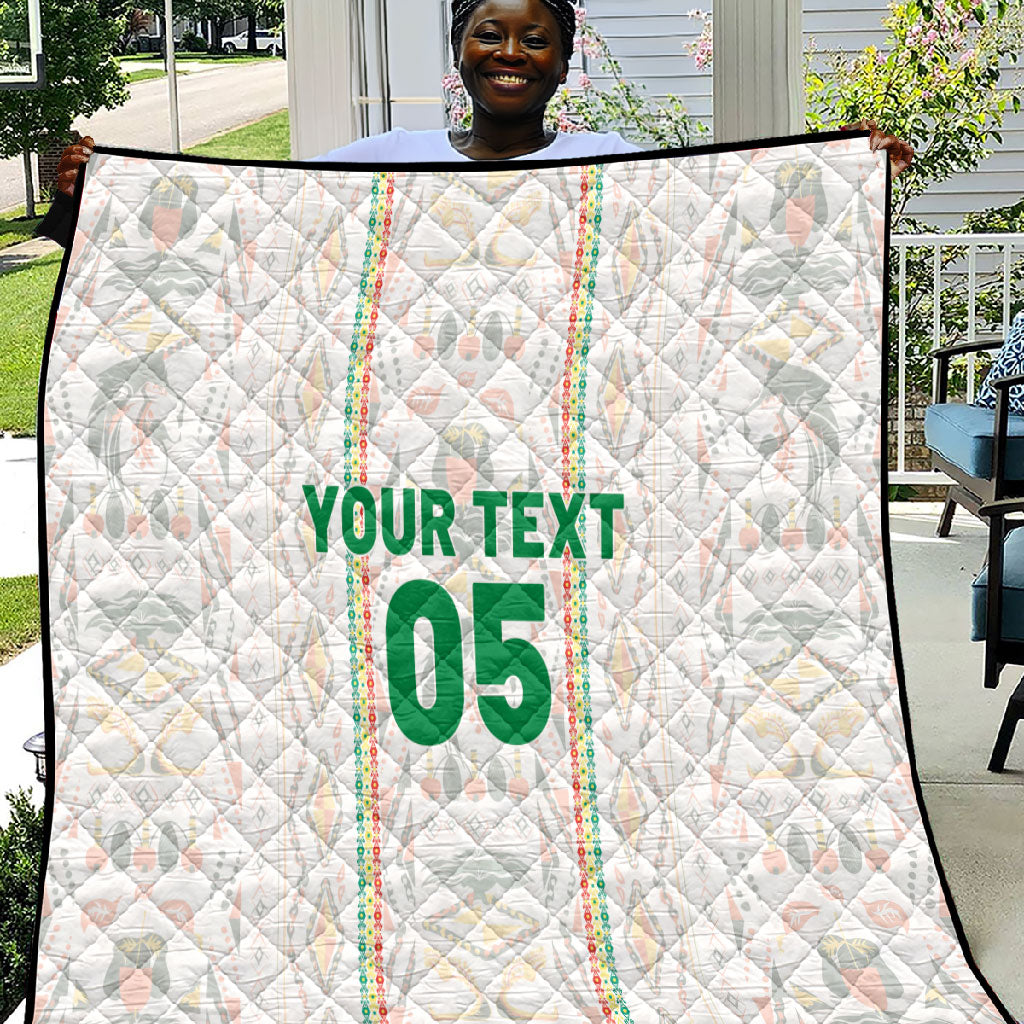 Custom Senegal Football 2026 Quilt Car Rapide-Inspired Pattern