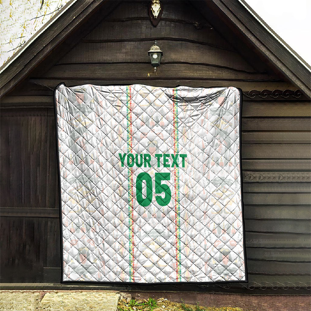 Custom Senegal Football 2026 Quilt Car Rapide-Inspired Pattern