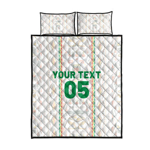Custom Senegal Football 2026 Quilt Bed Set Car Rapide-Inspired Pattern