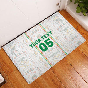 Custom Senegal Football 2026 Rubber Doormat Car Rapide-Inspired Pattern