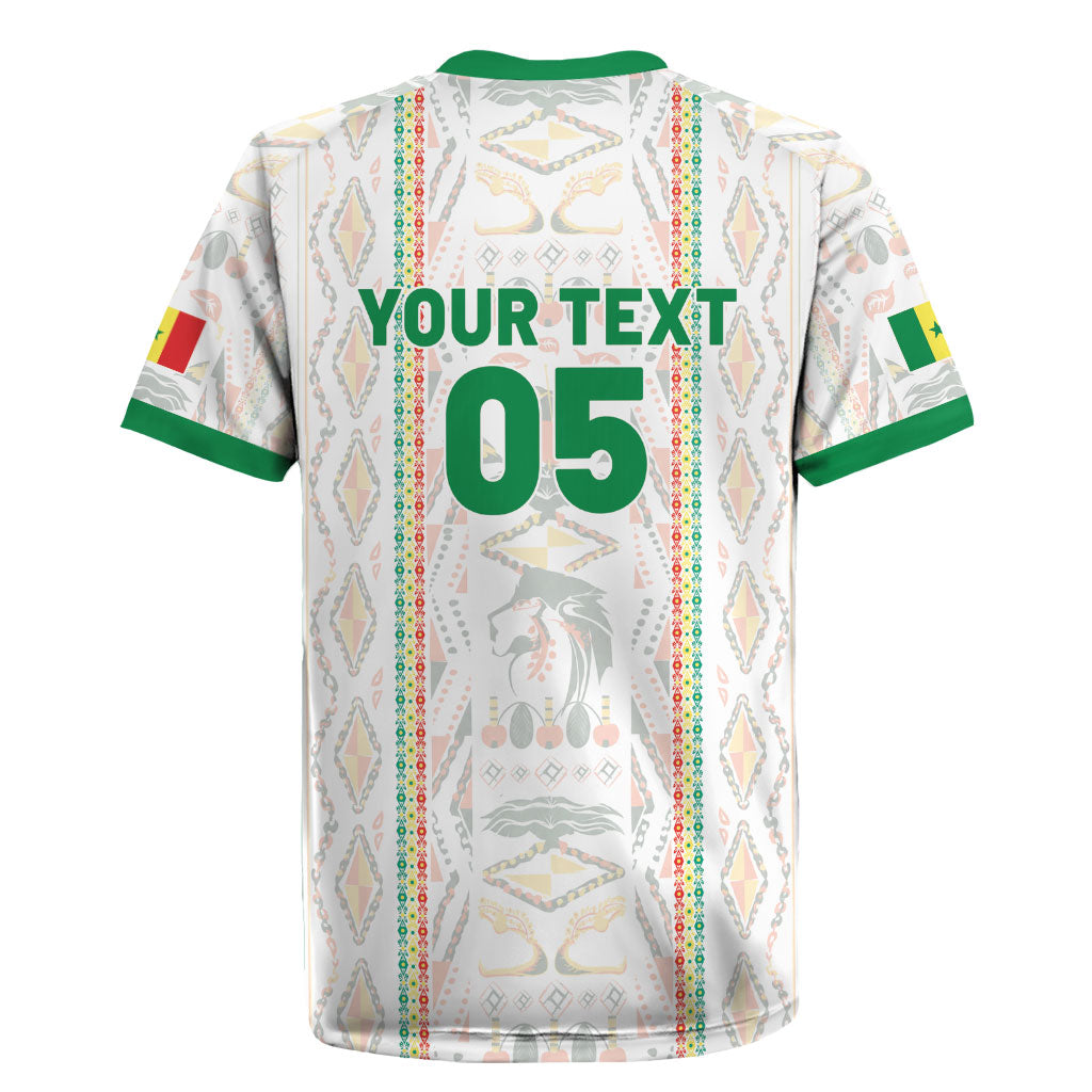 Custom Senegal Football 2026 Rugby Jersey Car Rapide-Inspired Pattern
