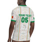 Custom Senegal Football 2026 Rugby Jersey Car Rapide-Inspired Pattern