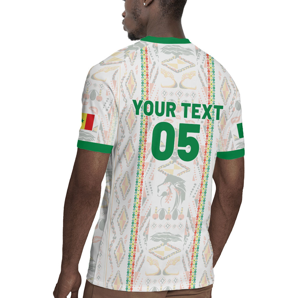 Custom Senegal Football 2026 Rugby Jersey Car Rapide-Inspired Pattern