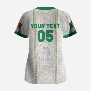 Custom Senegal Football 2026 Scrub Top Car Rapide-Inspired Pattern