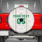 Custom Senegal Football 2026 Spare Tire Cover Car Rapide-Inspired Pattern