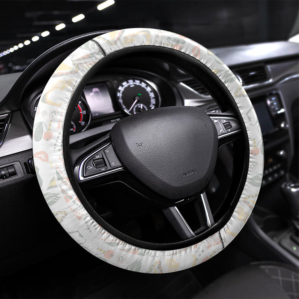 Senegal Football 2026 Steering Wheel Cover Car Rapide-Inspired Pattern