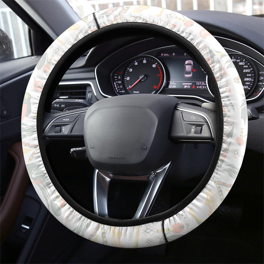 Senegal Football 2026 Steering Wheel Cover Car Rapide-Inspired Pattern