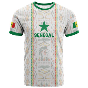 Custom Senegal Football 2026 T shirt Car Rapide-Inspired Pattern