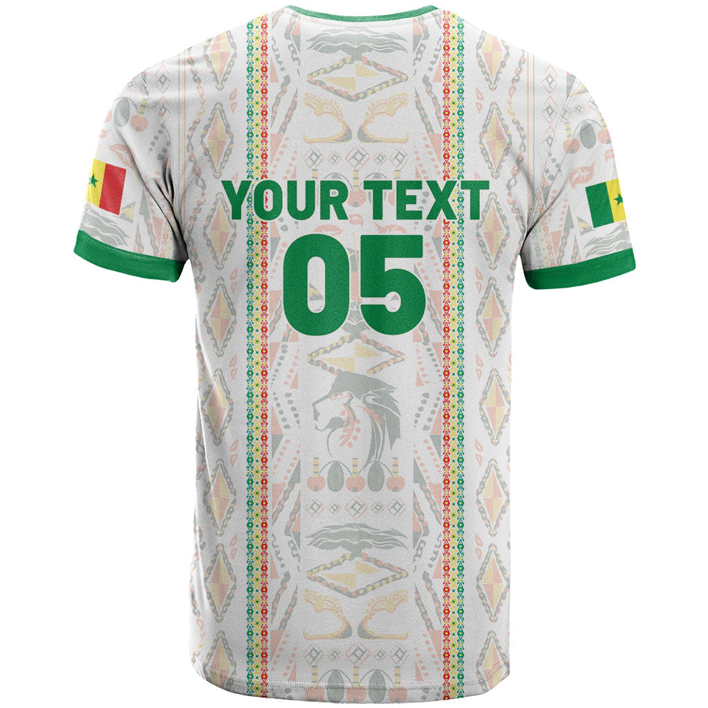 Custom Senegal Football 2026 T shirt Car Rapide-Inspired Pattern