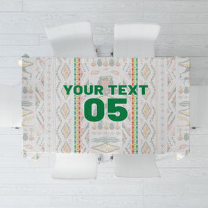 Custom Senegal Football 2026 Tablecloth Car Rapide-Inspired Pattern