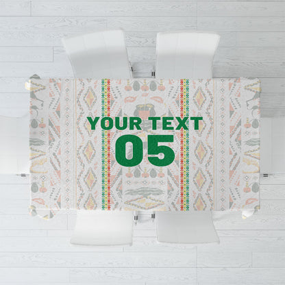 Custom Senegal Football 2026 Tablecloth Car Rapide-Inspired Pattern
