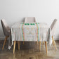 Custom Senegal Football 2026 Tablecloth Car Rapide-Inspired Pattern