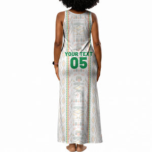 Custom Senegal Football 2026 Tank Maxi Dress Car Rapide-Inspired Pattern