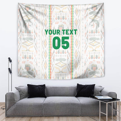 Custom Senegal Football 2026 Tapestry Car Rapide-Inspired Pattern