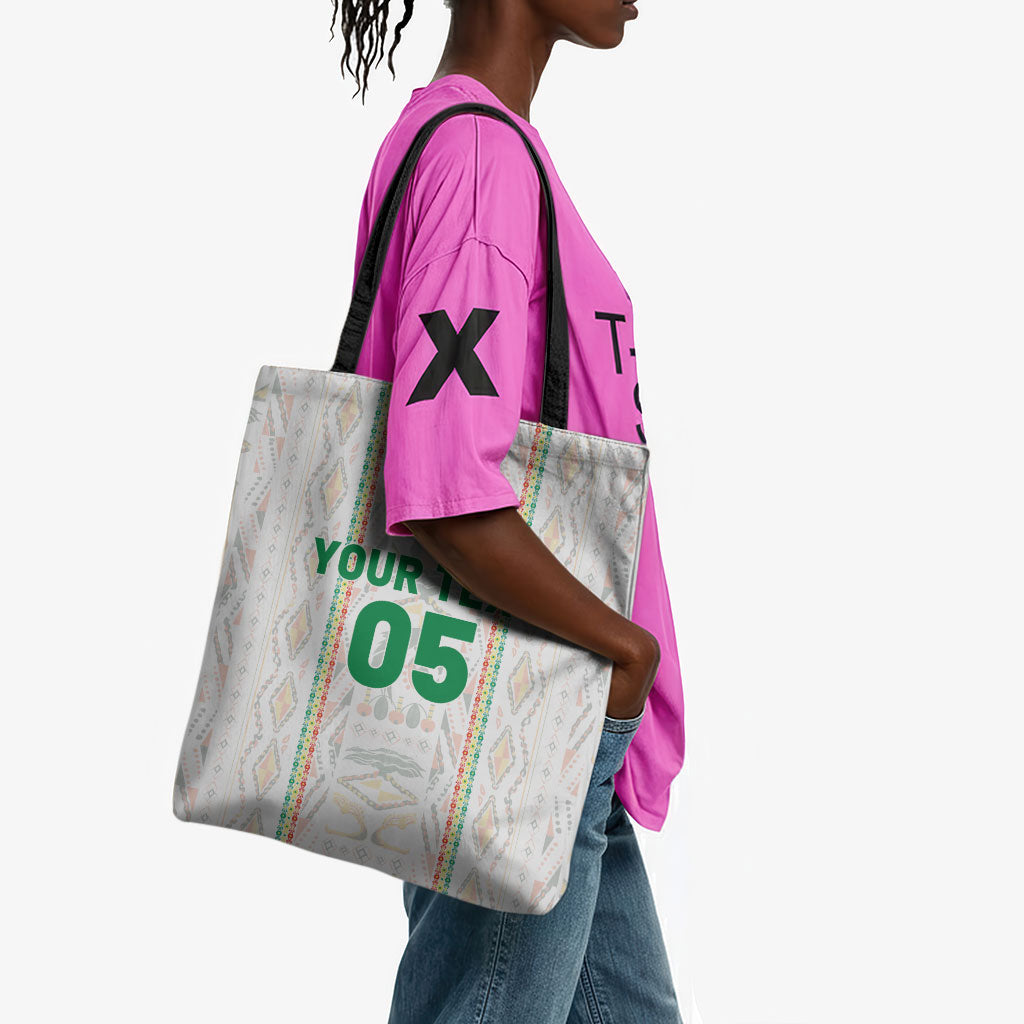 Custom Senegal Football 2026 Tote Bag Car Rapide-Inspired Pattern